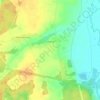 Топографическая карта Глебенки, высота, рельеф