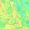 Топографическая карта Ocala National Forest, высота, рельеф