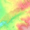 Топографическая карта сельское поселение Узюково, высота, рельеф