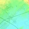 Топографическая карта Launton, высота, рельеф