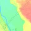 Топографическая карта Жетижар, высота, рельеф