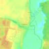 Топографическая карта Озераны, высота, рельеф