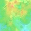 Топографическая карта Сырьево, высота, рельеф