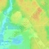 Топографическая карта Красный Угол, высота, рельеф