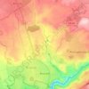 Топографическая карта Зовуни, высота, рельеф