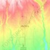 Топографическая карта Blanding, высота, рельеф