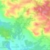 Топографическая карта Жарки, высота, рельеф