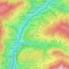Топографическая карта Laion, высота, рельеф