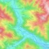Топографическая карта Ровня, высота, рельеф