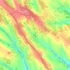 Топографическая карта Куйтун, высота, рельеф
