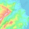 Топографическая карта Siniscola, высота, рельеф