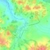 Топографическая карта Дуброво, высота, рельеф