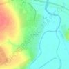 Топографическая карта Атлашево, высота, рельеф