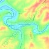 Топографическая карта Palouse, высота, рельеф