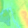 Топографическая карта Пристои, высота, рельеф