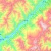 Топографическая карта Nanxin, высота, рельеф