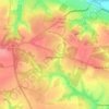 Топографическая карта Мичуринский, высота, рельеф