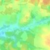 Топографическая карта Тохтино, высота, рельеф
