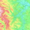 Топографическая карта Sheffield, высота, рельеф