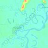 Топографическая карта сельское поселение Село имени Полины Осипенко, высота, рельеф