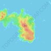 Топографическая карта 聟島, высота, рельеф