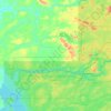 Топографическая карта Waswanipi (Land), высота, рельеф