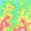 Топографическая карта Bettola, высота, рельеф