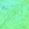 Топографическая карта Вегел, высота, рельеф