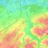Топографическая карта Кролевец, высота, рельеф