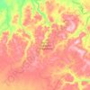 Топографическая карта Верхне-Тазовский заповедник, высота, рельеф
