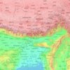 Топографическая карта Brahmaputra, высота, рельеф