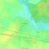 Топографическая карта Медвёдовка, высота, рельеф