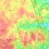 Топографическая карта Крынки, высота, рельеф
