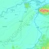 Топографическая карта 抚远市, высота, рельеф