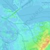 Топографическая карта Нарден, высота, рельеф