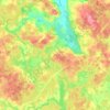 Топографическая карта Дуляпинское сельское поселение, высота, рельеф