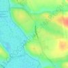 Топографическая карта Плотыча, высота, рельеф