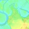 Топографическая карта Чердаты, высота, рельеф