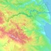 Топографическая карта Демиркёй, высота, рельеф