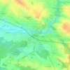 Топографическая карта Намыслув, высота, рельеф