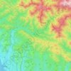 Топографическая карта Сочи, высота, рельеф
