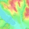 Топографическая карта Аляты, высота, рельеф