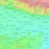 Топографическая карта Bihar, высота, рельеф