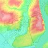 Топографическая карта Поспеловское сельское поселение, высота, рельеф