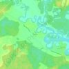 Топографическая карта Гуляево, высота, рельеф