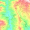 Топографическая карта Fresulfe, высота, рельеф