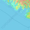 Топографическая карта Pacific Rim National Park Reserve of Canada, высота, рельеф