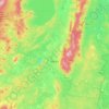 Топографическая карта Миасс, высота, рельеф