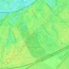 Топографическая карта парк Александрино, высота, рельеф