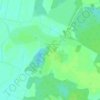 Топографическая карта Поварчицы, высота, рельеф
